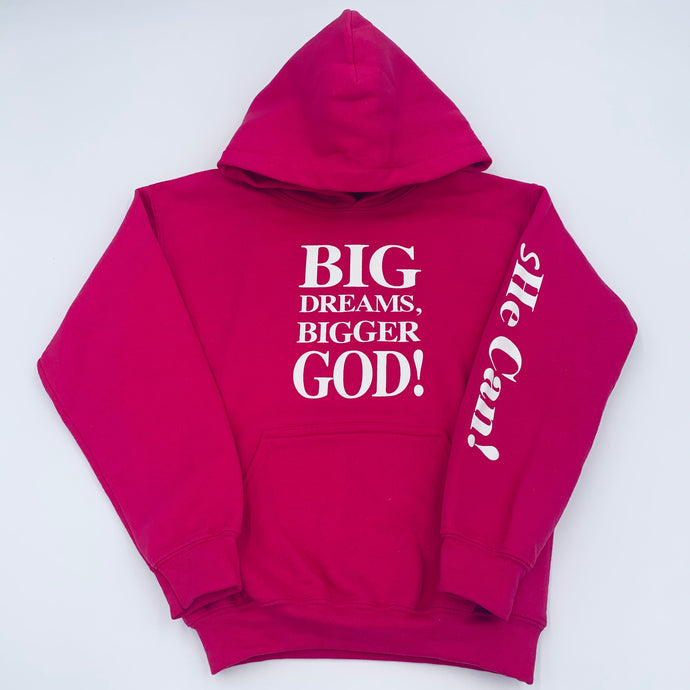 Big Dreams Bigger God - Adult Hoodie